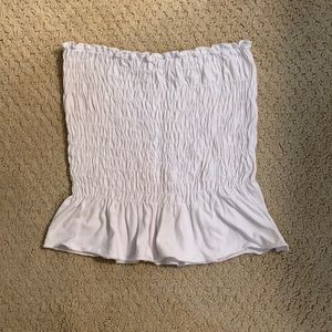 Pacsun tube top with peplum bottom